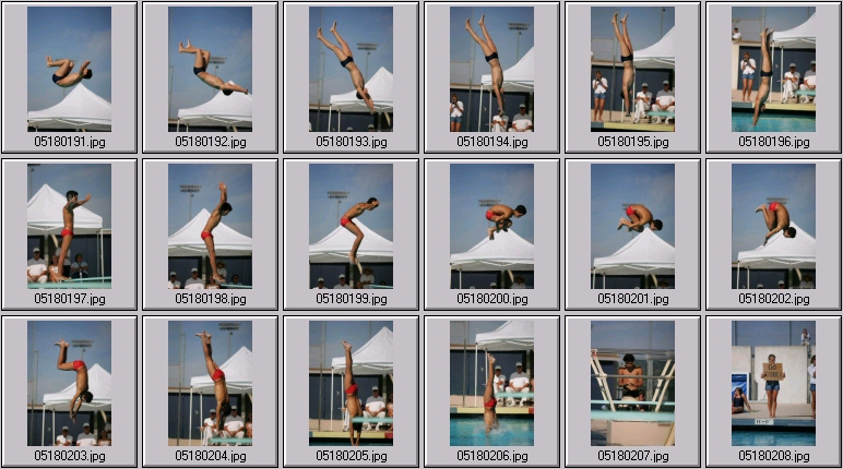 men's springboard diving stock photos