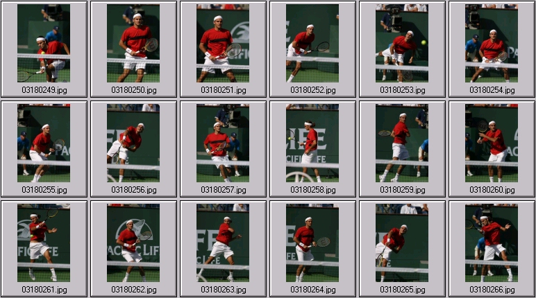 andre agassi roger federer photos