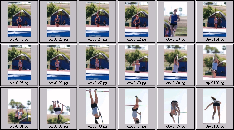 women's prep polevaulting