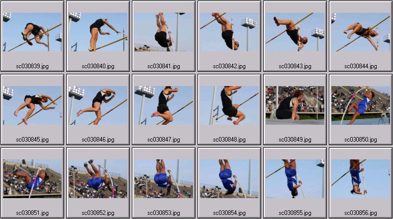 girls polevault