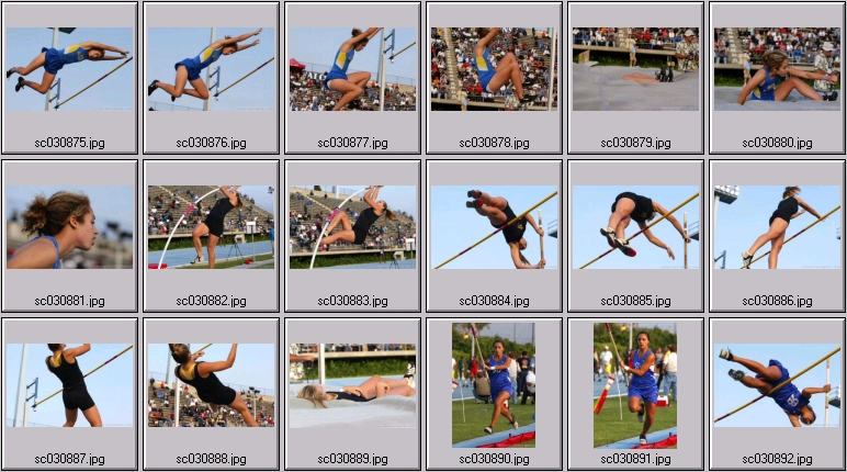 girls polevault