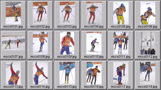 Salt Lake 2002 - men's cross country skiing photos