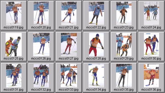 Salt Lake 2002 - men's cross country skiing photos