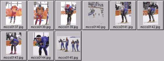 Salt Lake 2002 - men's cross country skiing photos