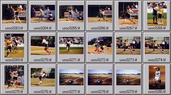 womens softball photos -- us olympic cup 99