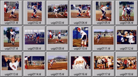 womens softball photos -- us olympic team