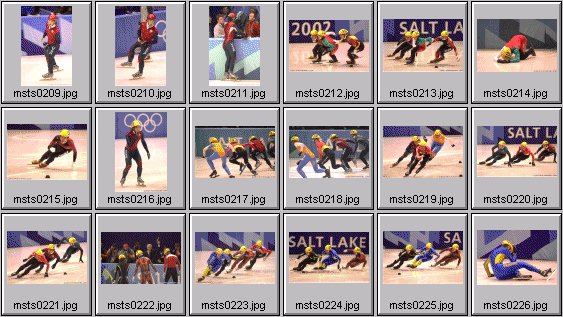 mens short track speedskating photos - 2002 winter olympics