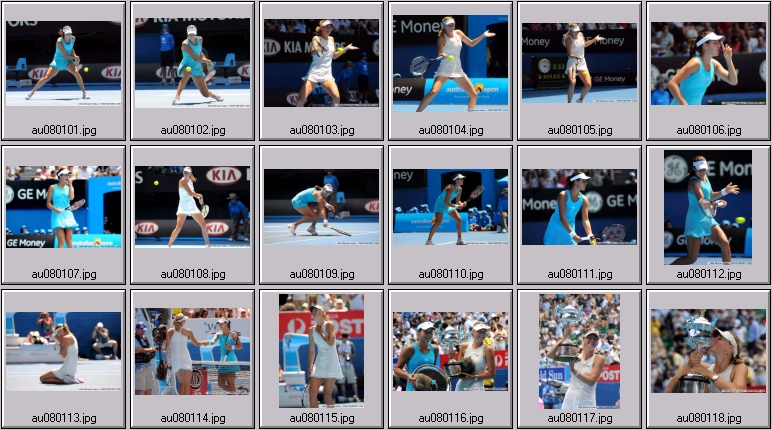 australian open 2008 sharapova