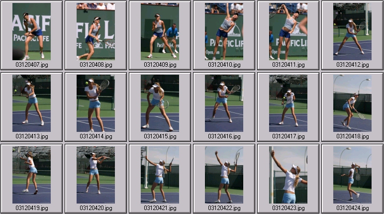 hantuchova sharapova photos