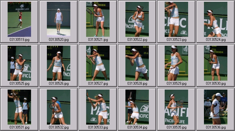 maria sharapova tennis photos