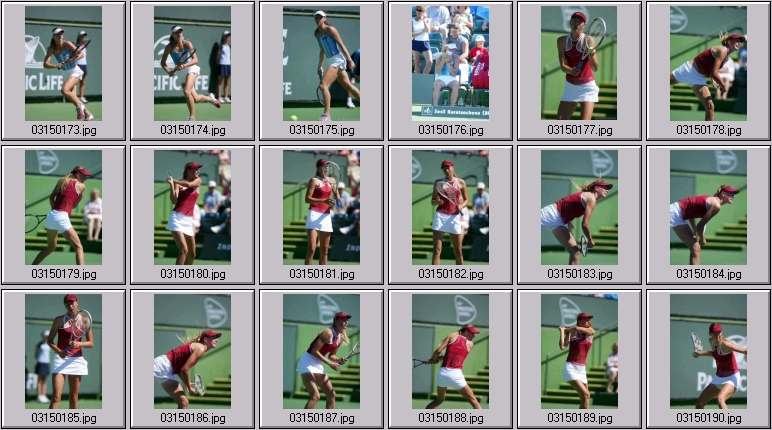 Sesil Karatancheva, Maria Sharapova photos