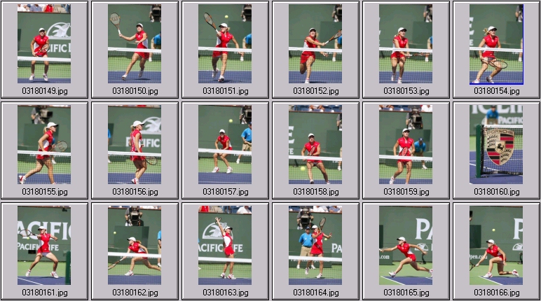 one handed backhand henin photos