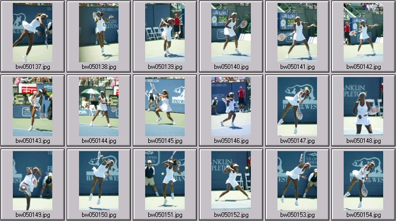 womens tennis - clijsters, williams