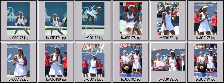 womens tennis - clijsters, williams