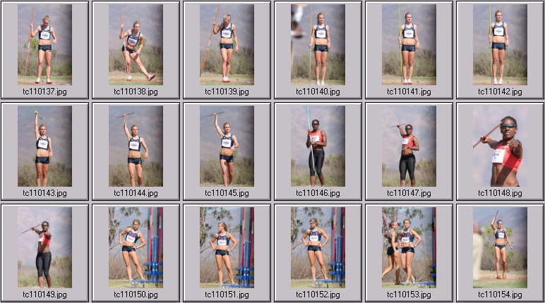 women's thorpe cup heptathlon javelin