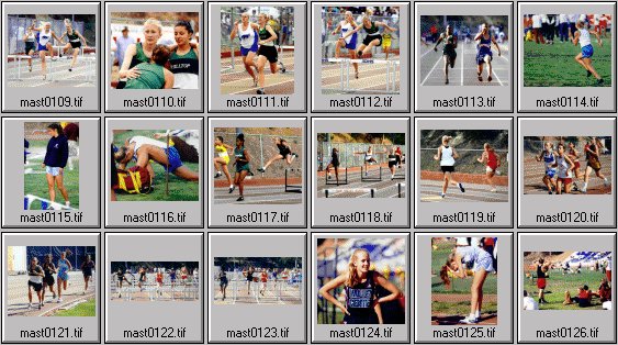 High School womens track photos