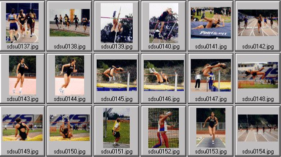 Men's and women's track photos