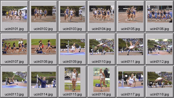 Men's and women's track photos