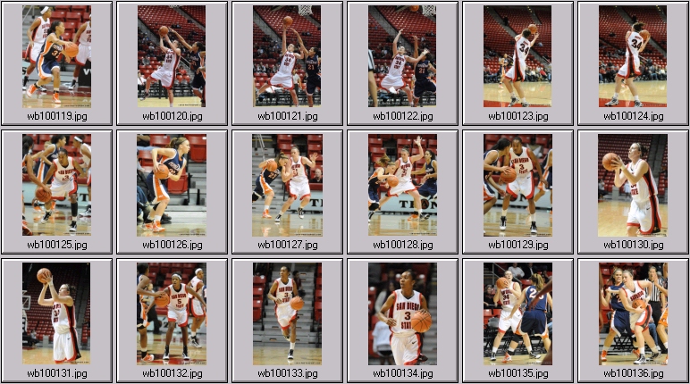  Women's basketball photos