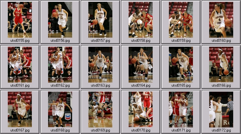 Women's basketball photos