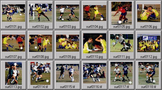 1998 Nike Surf Cup womens soccer photos