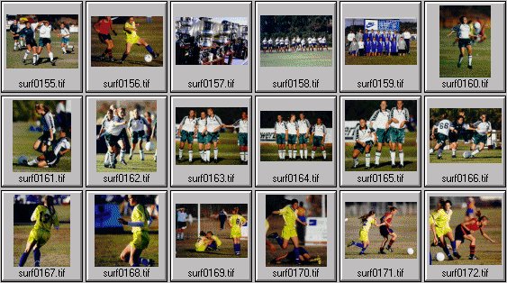 1998 Nike Surf Cup womens soccer photos