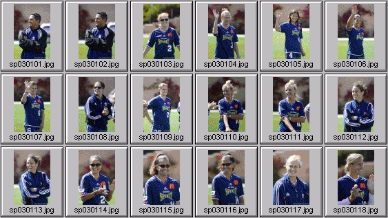 WUSA Women's soccer photos