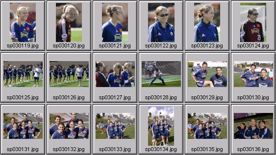 WUSA Women's soccer photos