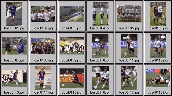 WUSA Women's soccer photos