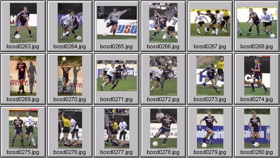 WUSA Women's soccer photos