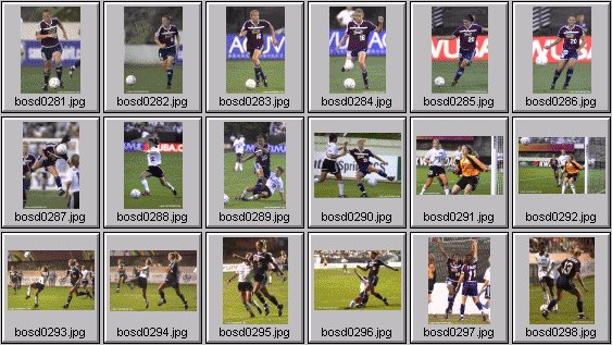 WUSA Women's soccer photos