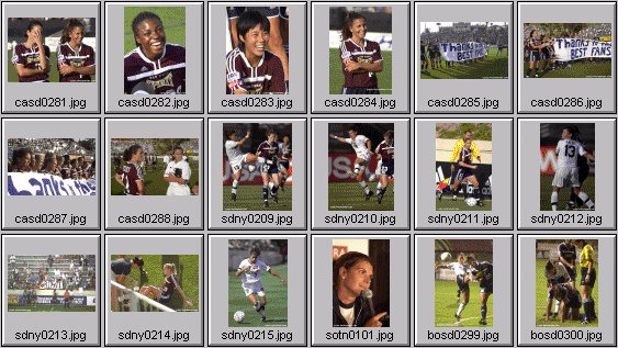 WUSA Women's soccer photos