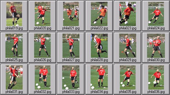 WUSA Women's soccer photos - Philadelphia Charge