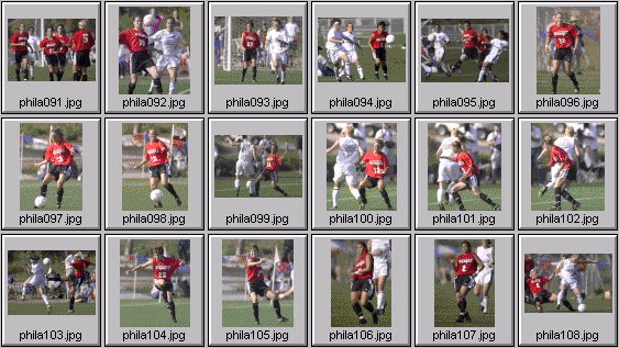 WUSA Women's soccer photos - Philadelphia Charge