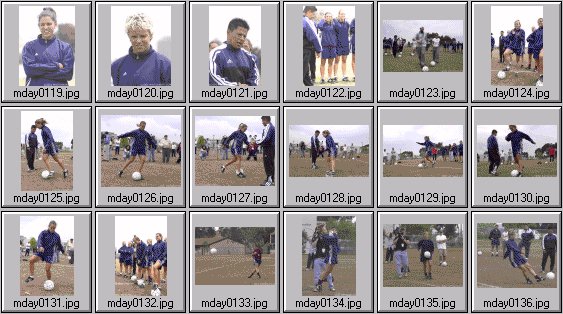 WUSA Women's soccer photos - San Diego Spirit