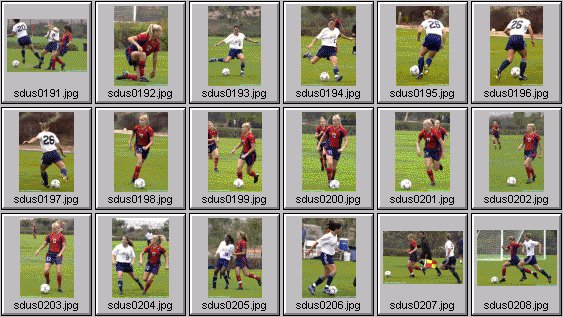 WUSA Women's soccer photos