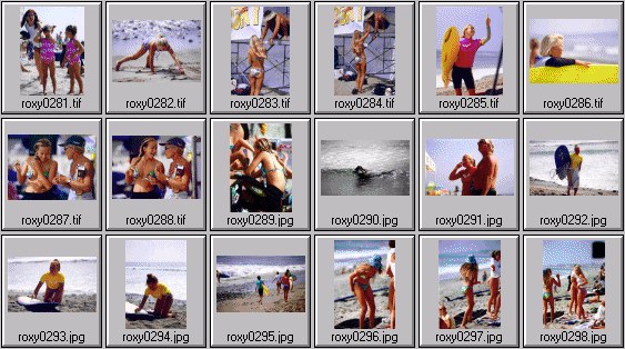 2000 Roxy Wahine women's surfing photos