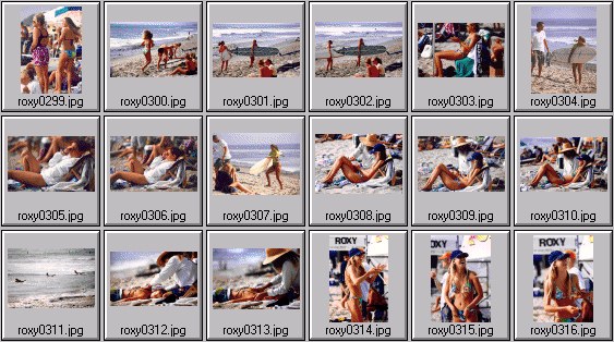 2000 Roxy Wahine women's surfing photos