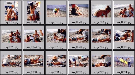 2000 Roxy Wahine women's surfing photos