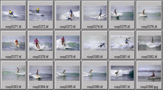 2000 Roxy Wahine women's surfing photos