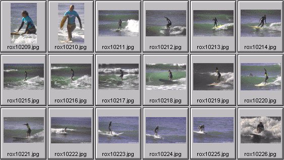 2001 Roxy Wahine women's surfing photos