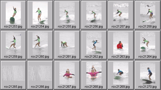 2002 Roxy Wahine women's surfing photos