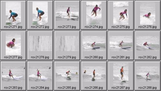 2002 Roxy Wahine women's surfing photos