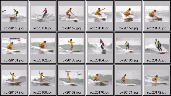 2002 Roxy Wahine women's surfing photos