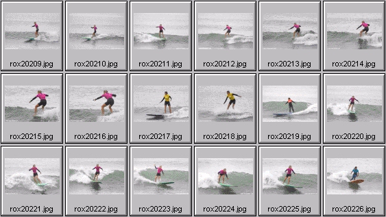 2002 Roxy Wahine women's surfing photos