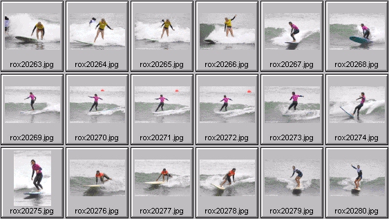 2002 Roxy Wahine women's surfing photos