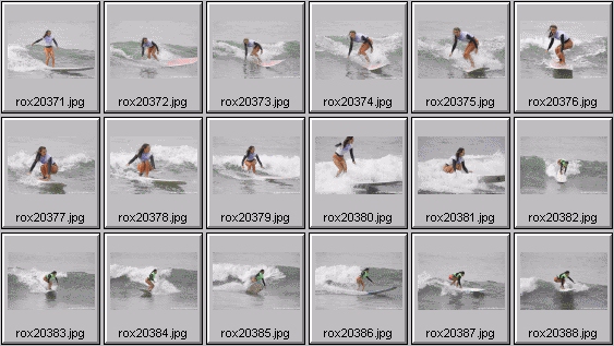 2002 Roxy Wahine women's surfing photos