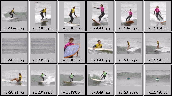 2002 Roxy Wahine women's surfing photos