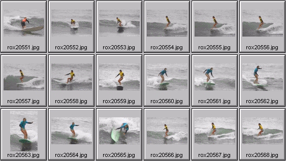 2002 Roxy Wahine women's surfing photos