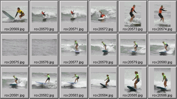 2002 Roxy Wahine women's surfing photos